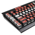 Denmark Flag Distressed K95 RGB PLATINUM Mechanical Gaming Keyboard Skin